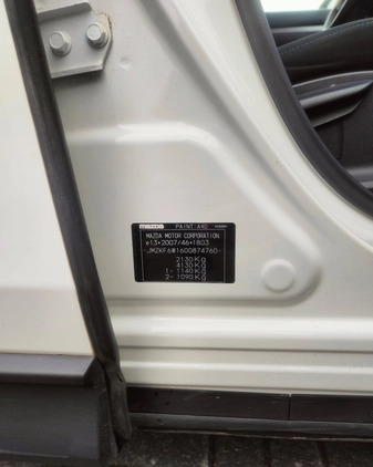 Mazda CX-5 cena 89000 przebieg: 74129, rok produkcji 2019 z Młynary małe 466